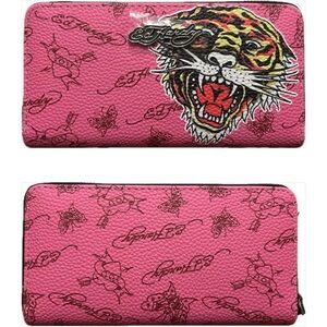 Ed Hardy Pink Tiger Design Wallet